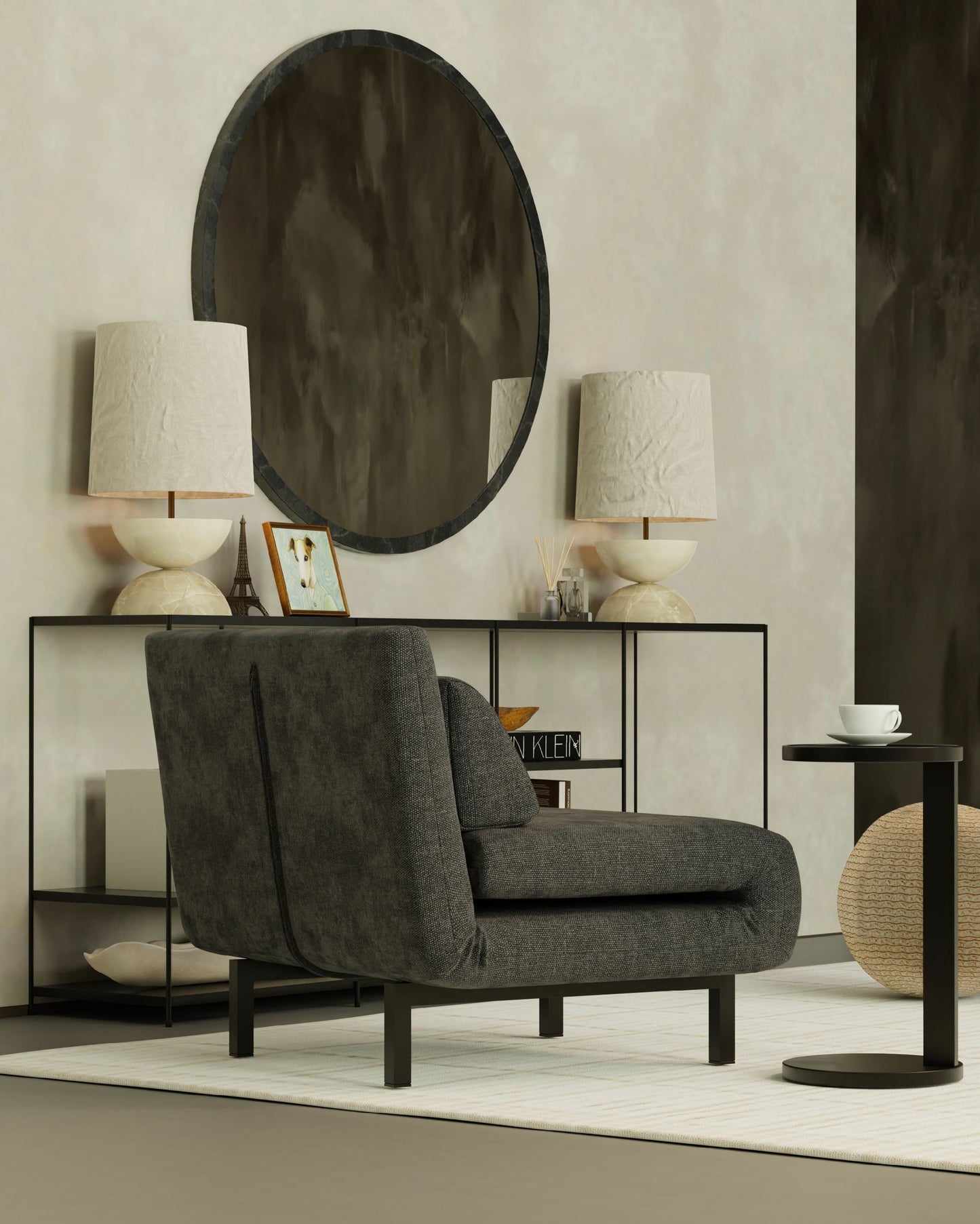 ISO  Motion Chair  in Dusk Chenille